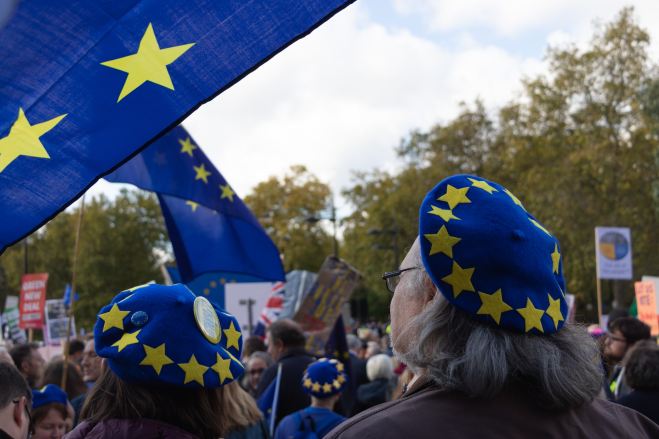 Protest against Brexit in London, the United Kingdom