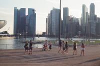 Marina Bay in Singapore (Photo by Hannah Sibayan on Unsplash)