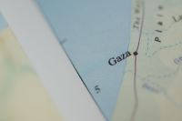 Gaza on a map (Photo by CHUTTERSNAP on Unsplash)