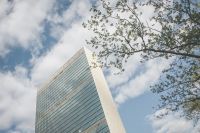 The United Nations Headquarters building in New York, NY (Photo by Tomas Eidsvold on Unsplash)