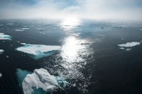 Greenland ocean sunset (Photo by William Bossen on Unsplash)